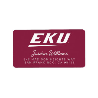 Etiqueta Universidade de Kentucky Oriental | EKU