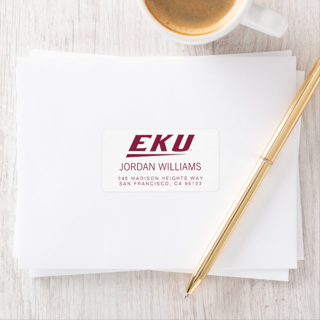 Etiqueta Universidade de Kentucky Oriental | EKU (Insitu)