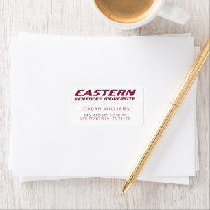 Etiqueta Universidade de Kentucky Oriental   EKU