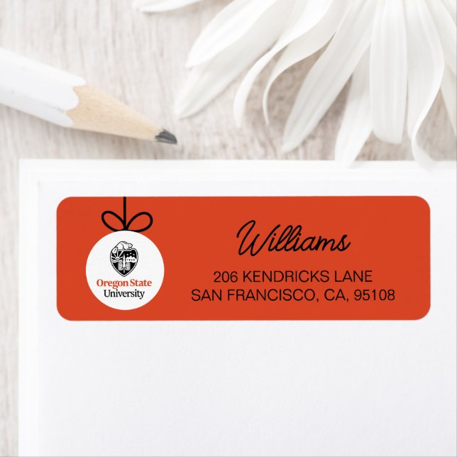 Etiqueta Universidade Estadual do Oregon (Insitu)