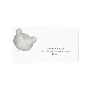 Etiqueta Urso Balão