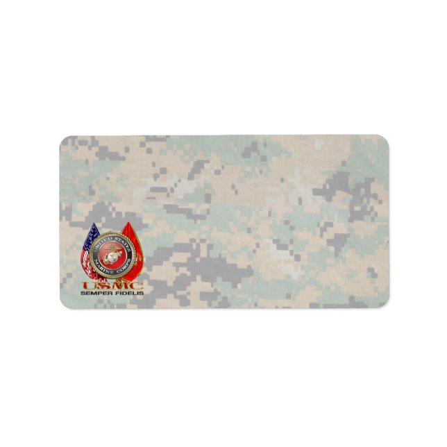 Etiqueta USMC Semper Fi [Edição Especial] [3D] (Frente)