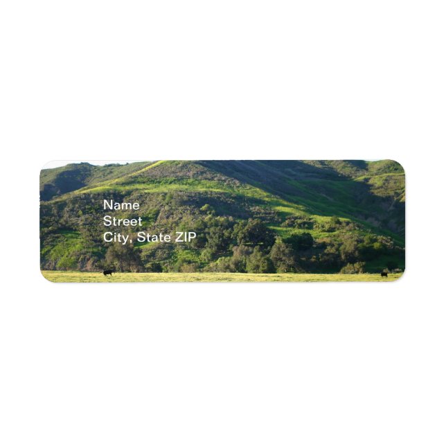 Etiqueta Vale do Meadow (Frente)