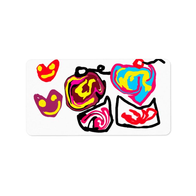 Etiqueta valentine's day cupcakes (Frente)