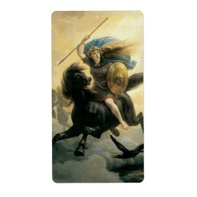 Etiqueta Valkyrie, 1869 (Frente)