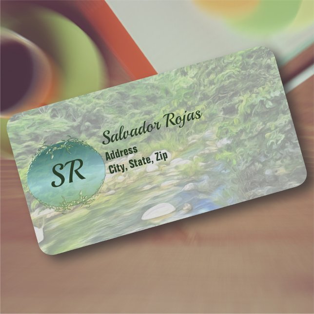 Etiqueta Vallarta River South 0366 Endereço (Criador carregado)