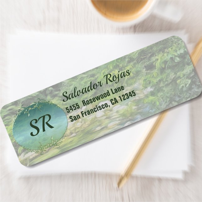 Etiqueta Vallarta River South 0366 Endereço (Criador carregado)