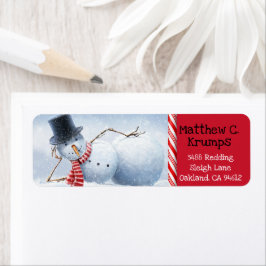 Etiqueta Vamos Chill Sexy Snowman Feriado