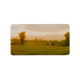 Etiqueta Vang Vieng - Laos