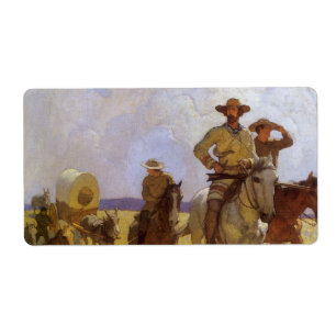 Etiqueta Vaqueiros do vintage, o equipamento de Parkman por