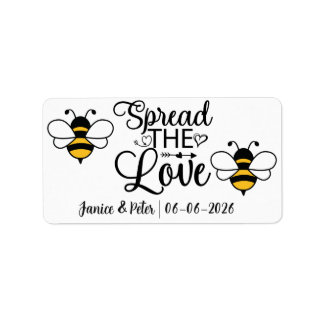 Etiqueta Vasos de Geleia para Favors de Casamento Spread th