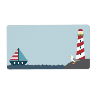 Etiqueta vazia náutica