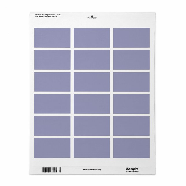 Etiqueta Vazio Crie seu próprio papel (Toda a folha)