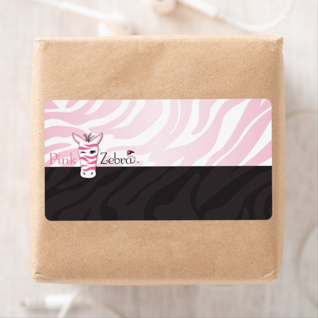 Etiqueta Vazio Zebra Rosa (Insitu)