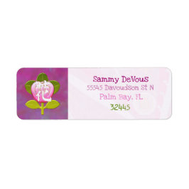 Etiqueta Vedante de Flor Japonês 2