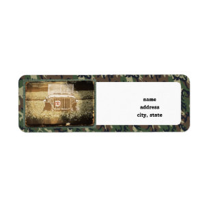 Etiqueta Veículo Militar