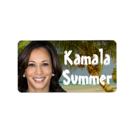 Etiqueta Verão de Kamala 2024