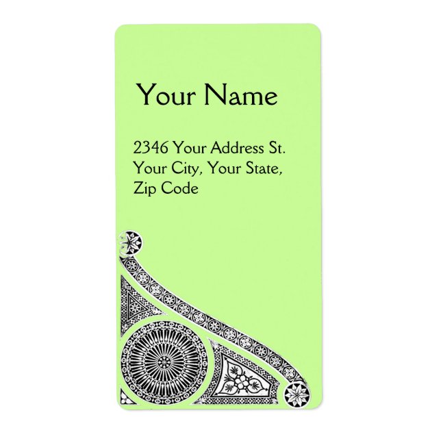 Etiqueta verde RENAISSÂNCIA (Frente)