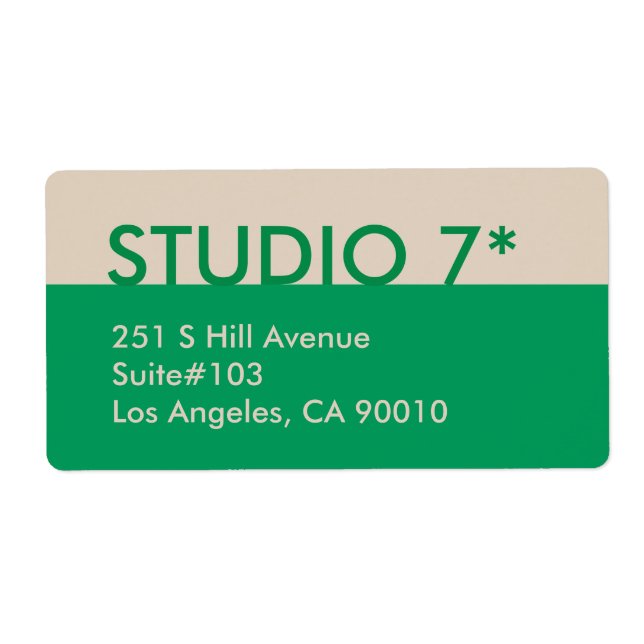 Etiqueta Verde - Série Natural (Frente)