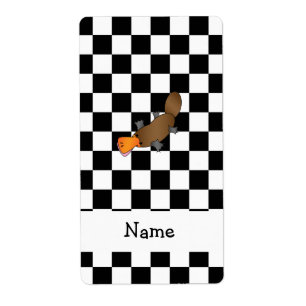 Etiqueta Verificadores conhecidos personalizados do branco