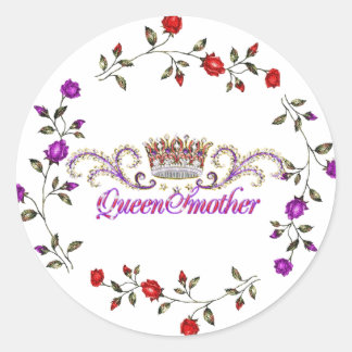 etiqueta vermelha da rainha do chapéu