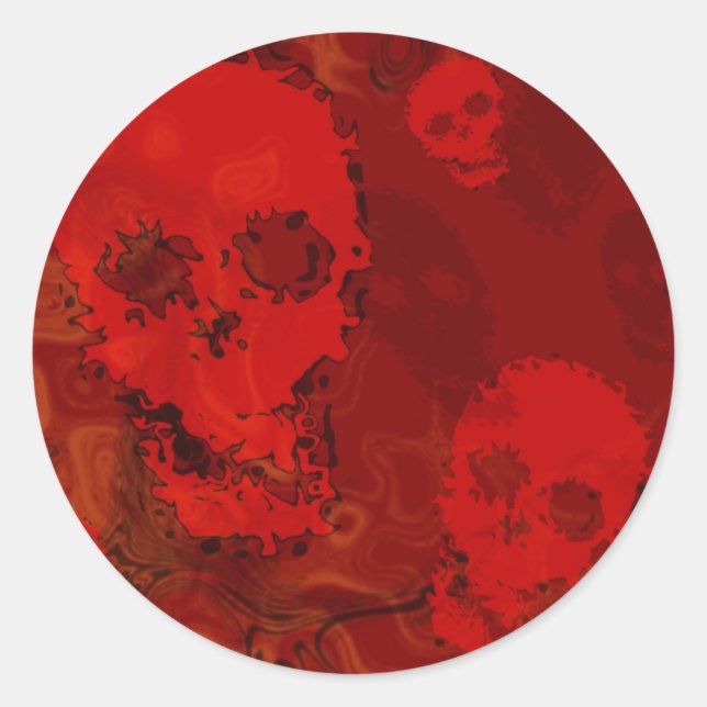 Etiqueta vermelha dos protetores do crânio (Frente)