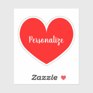 Etiqueta vermelha grande conhecida feita sob