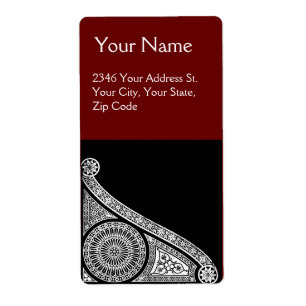 Etiqueta Vermelho de recuperação