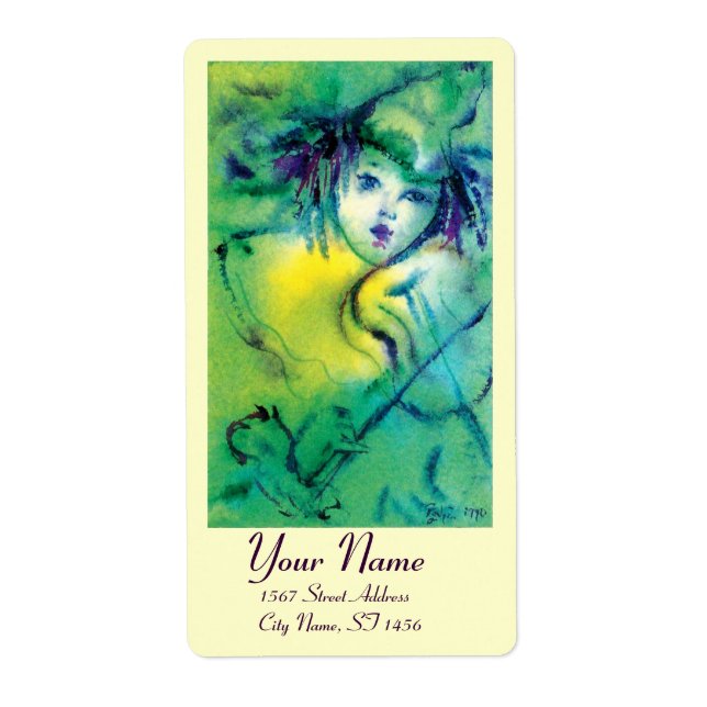 ETIQUETA VESTUÁRIO EM VERDE (Frente)