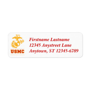 Etiqueta Veterano do USMC Afeganistão