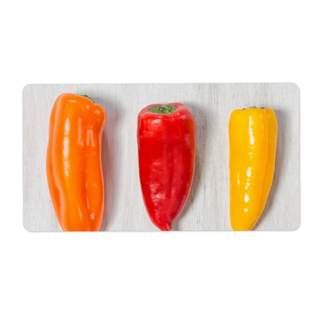 Etiqueta Vida Estática do Pepper (Frente)