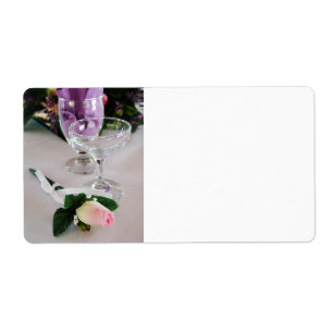 Etiqueta Vidro de Casamento