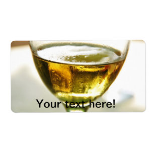 Etiqueta Vidro de cerveja