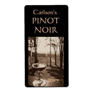 Etiqueta Vidro Vinho Rótulo de Vinho Homemado