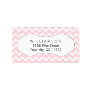 Etiqueta viga cor-de-rosa Tag personalizados do favor de