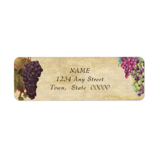 Etiqueta Vineyard Winery Vintage Russo