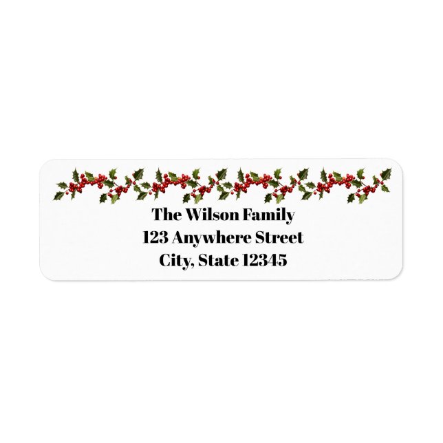 Etiqueta Vinha de Natal (Frente)