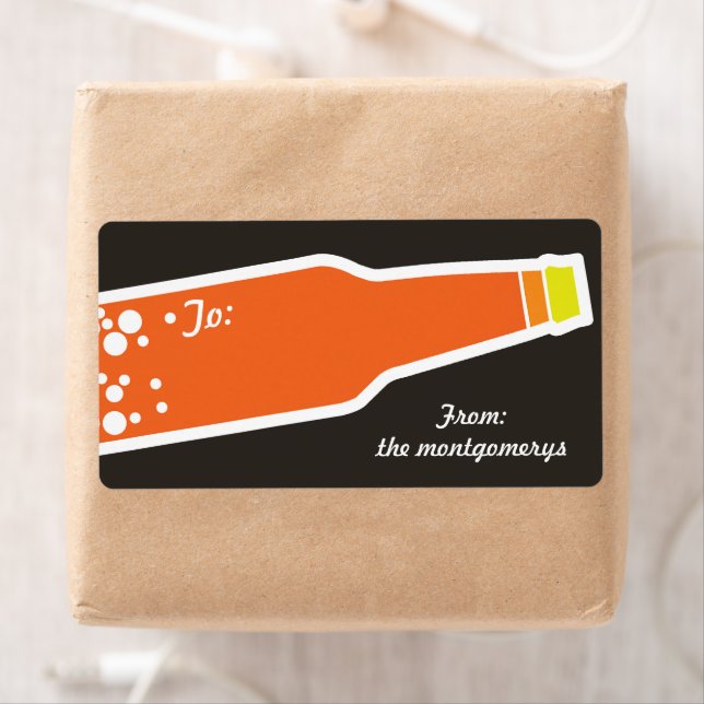 Etiqueta Vinheta de presentes de Natal de Ano Novo (Insitu)