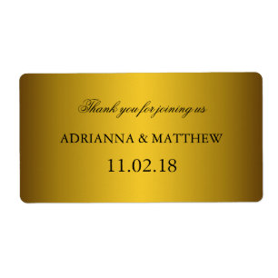 Etiqueta Vinho Dourado clássico elegante Labels2 do