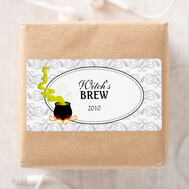 Etiqueta Vinho Tinto Halloween / Copo (Insitu)