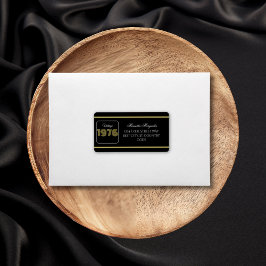 Etiqueta Vintage 1976 Retro Birthday 50th Birthday