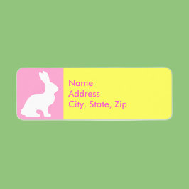 Etiqueta Vintage Animais Lindos Páscoa