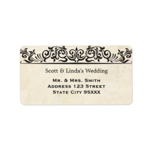 Etiqueta Vintage Background with Celtic Pattern