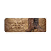 vintage damask Western Country Cowboy