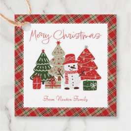 etiqueta Vintage de Natal