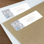 Etiqueta Vintage Floral Custom Return Address Lily Morris<br><div class="desc">Complemente sua correspondência de casamento com nossas etiquetas de endereço de retorno personalizadas, com um design floral vintage que captura a essência da elegância clássica. Essas etiquetas exibem uma série de lírios saborosos em uma paleta que tece tons suaves de marfim, blush e azure pálidos, colocados contra um fundo branco...</div>