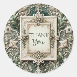 Etiqueta Vintage Floral para Casamento e Lembranci