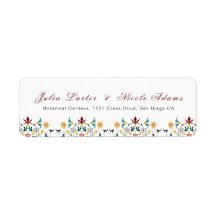 Etiqueta Vintage Geometry Intrata Casamento Clássico de Mot