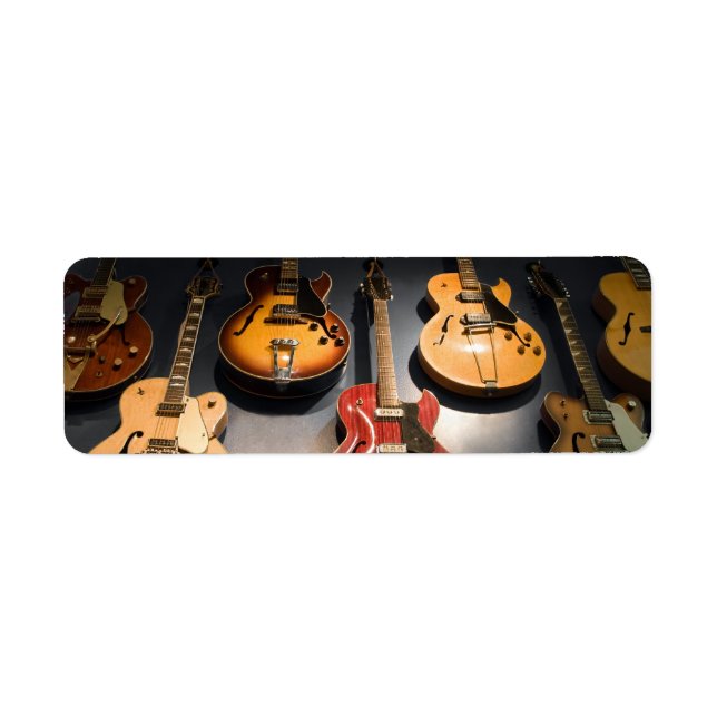 Etiqueta Vintage Guitars (Frente)