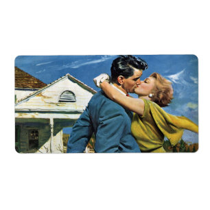 Etiqueta Vintage Love and Romance Newlyweds Comprar Primeir